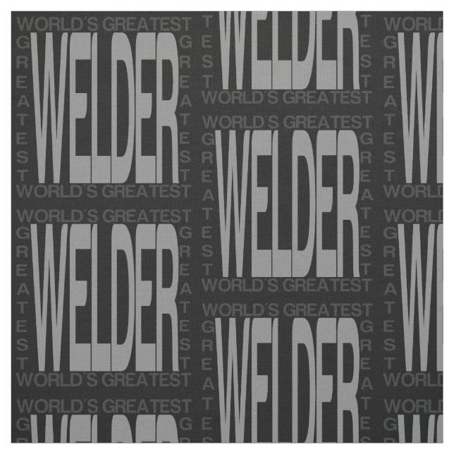 Worlds Greatest Welder Fabric (Swatch)