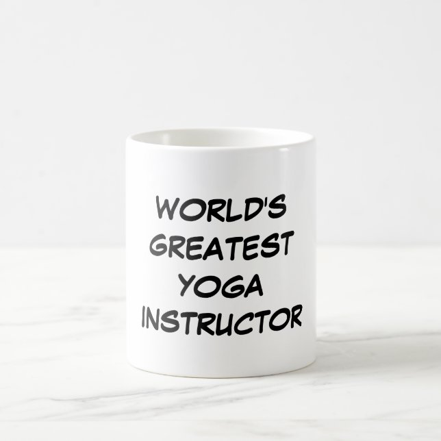 "World's Greatest Yoga Instructor" Mug (Center)