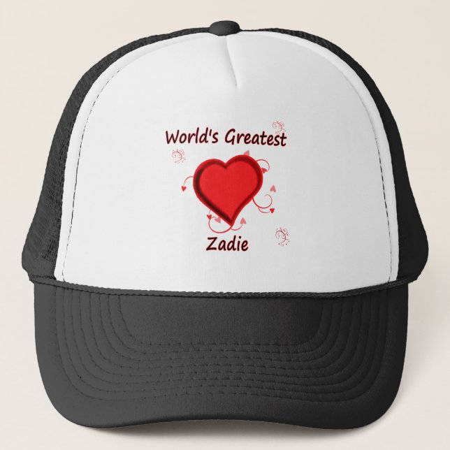 World's Greatest zadie Trucker Hat (Front)