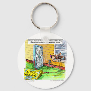 Worlds Happiest Dog Funny Tees Mugs & Gifts Key Ring