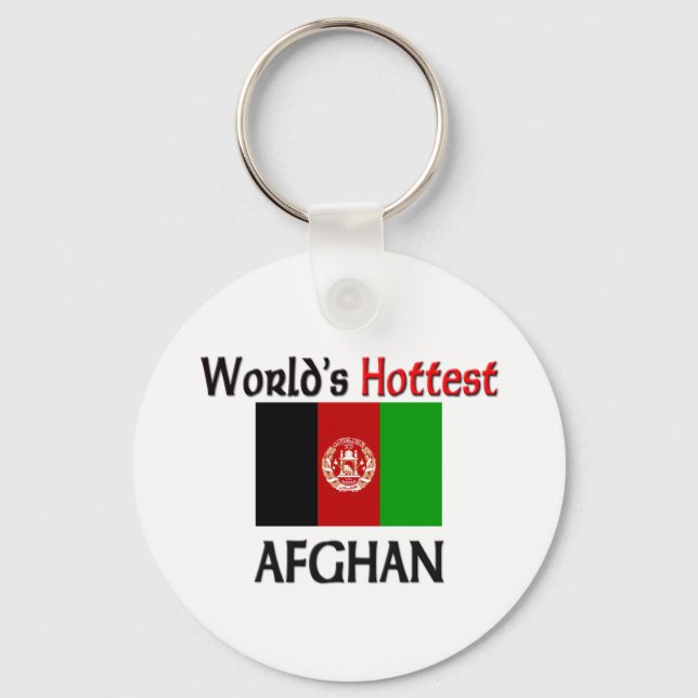World's Hottest Afghan Key Ring (Front)