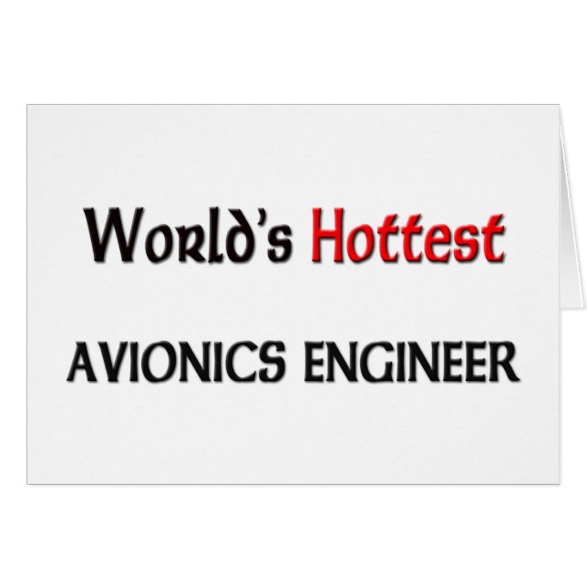 Worlds Hottest Avionics Engineer (Front Horizontal)