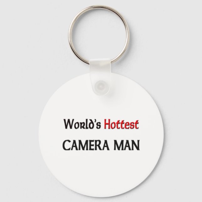 Worlds Hottest Camera Man Key Ring (Front)
