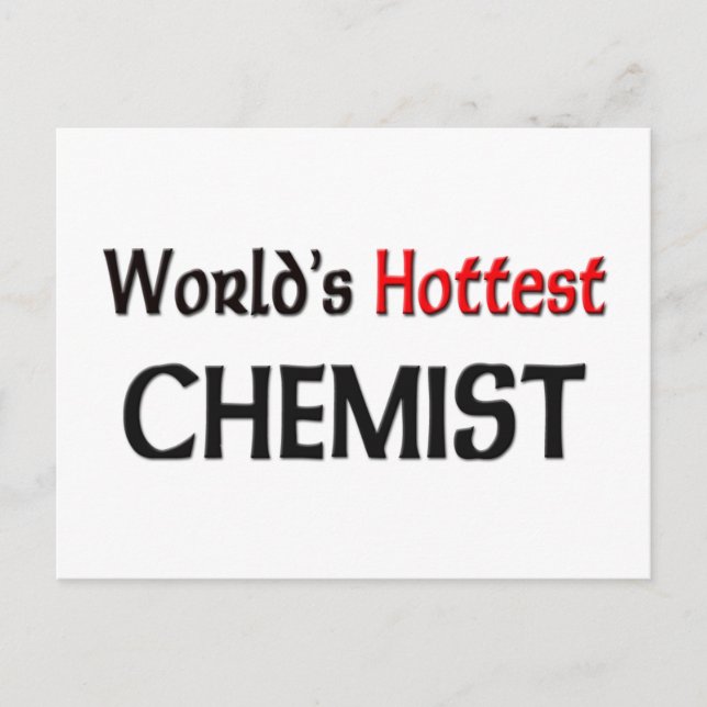 Worlds Hottest Chemist Postcard (Front)