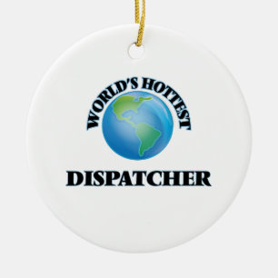 World's Hottest Dispatcher Ceramic Tree Decoration