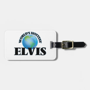 World's Hottest Elvis Luggage Tag