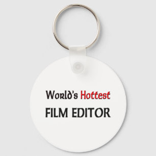 Worlds Hottest Film Editor Key Ring