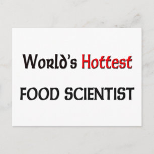 Worlds Hottest Food Scientist Postcard