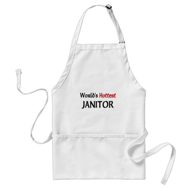 Worlds Hottest Janitor Standard Apron (Front)