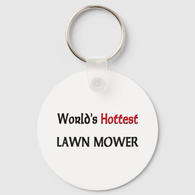 Worlds Hottest Lawn Mower Key Ring (Front)