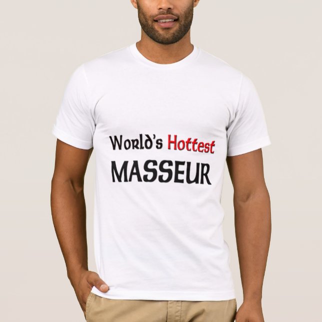 Worlds Hottest Masseur T-Shirt (Front)