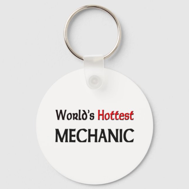 Worlds Hottest Mechanic Key Ring (Front)