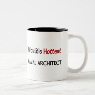 Worlds Hottest Naval Architect Two-Tone Coffee Mug