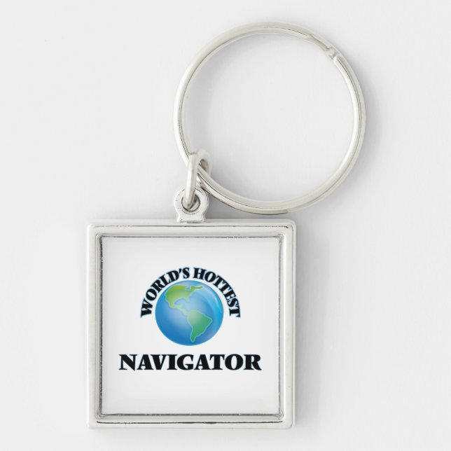 World's Hottest Navigator Key Ring (Front)