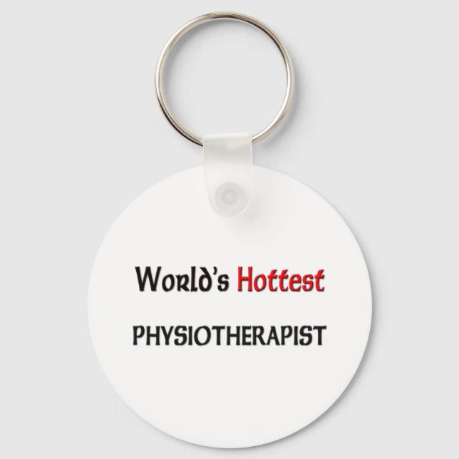 Worlds Hottest Physiotherapist Key Ring (Front)