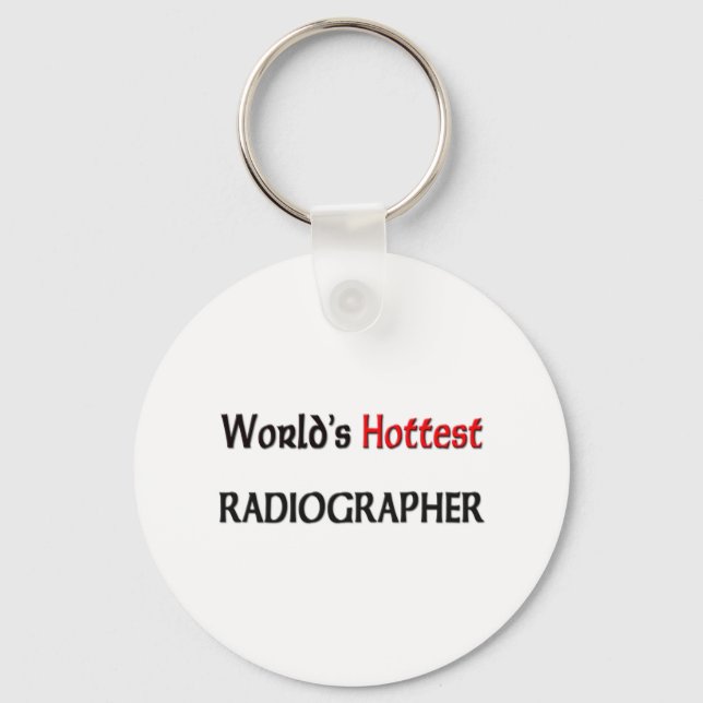 Worlds Hottest Radiographer Key Ring (Front)