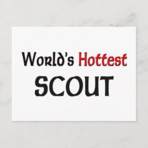 Worlds Hottest Scout Postcard