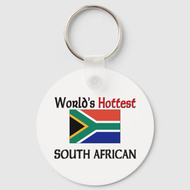 World's Hottest South African Key Ring (Front)