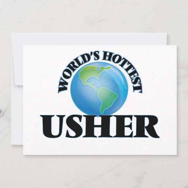 World's Hottest Usher (Front)