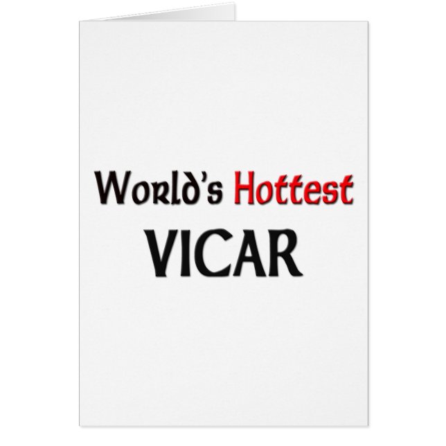 World's Hottest Vicar (Front)