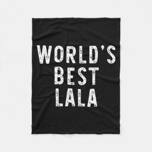 Worlds Lala Funny Family Fleece Blanket