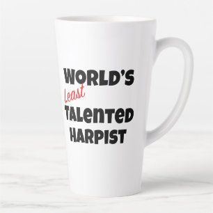 World's Least Talented Harpist Gag Gift Mug