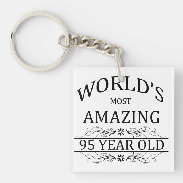 World's Most Amazing 95 Year Old Key Ring (Front)