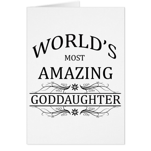 World's Most Amazing Goddaughter (Front)