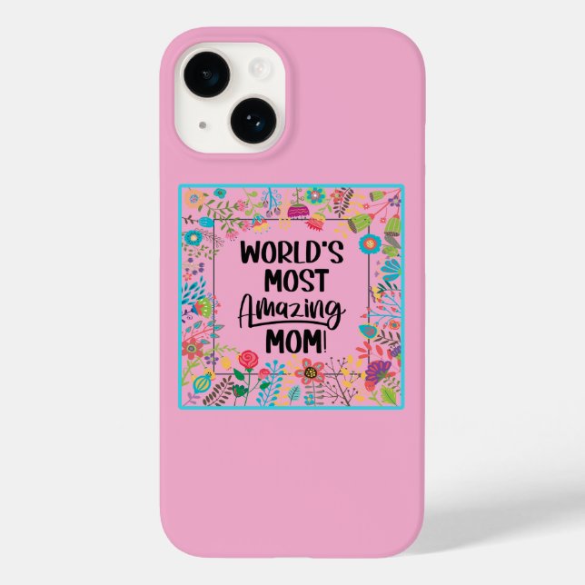 World's Most Amazing Mum  Case-Mate iPhone Case (Back)