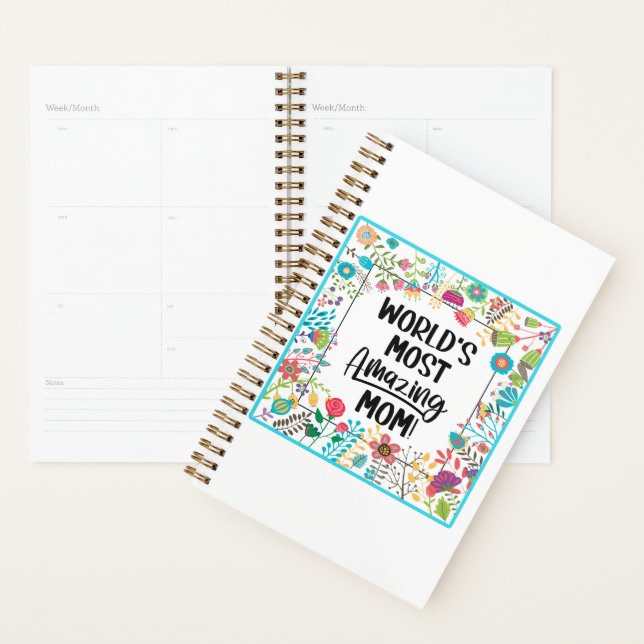 World's Most Amazing Mum  Planner (Display)