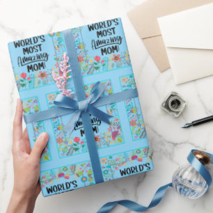 World's Most Amazing Mum Wrapping Paper