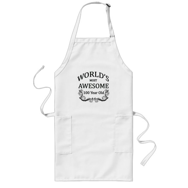 World's Most Awesome 100 Year Old Long Apron (Front)