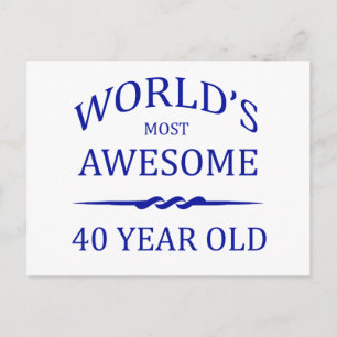 World's Most Awesome 40 Year Old Postcard