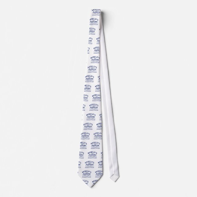 World's Most Awesome Assistant Principal Tie (Front)