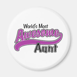 World's Most Awesome Aunt Magnet