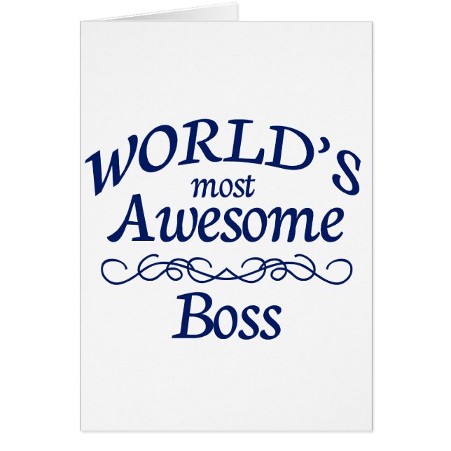 World's Most Awesome Boss (Front)