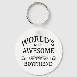 World's Most Awesome Boyfriend Key Ring