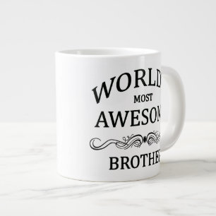 World's Most Awesome Brother Large Coffee Mug