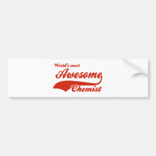 World's Most Awesome chemist Bumper Sticker