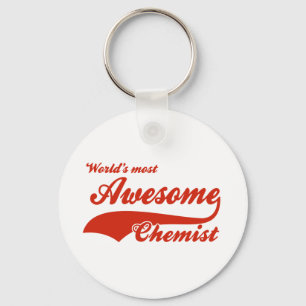 World's Most Awesome chemist Key Ring