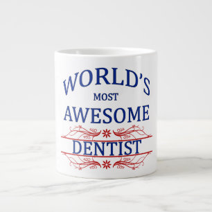World's Most Awesome Dentist Large Coffee Mug