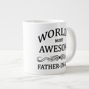World's Most Awesome Father-In-Law Large Coffee Mug