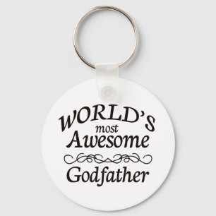 World's Most Awesome Godfather Key Ring