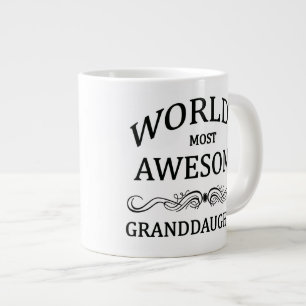 World's Most Awesome Granddaughter Large Coffee Mug