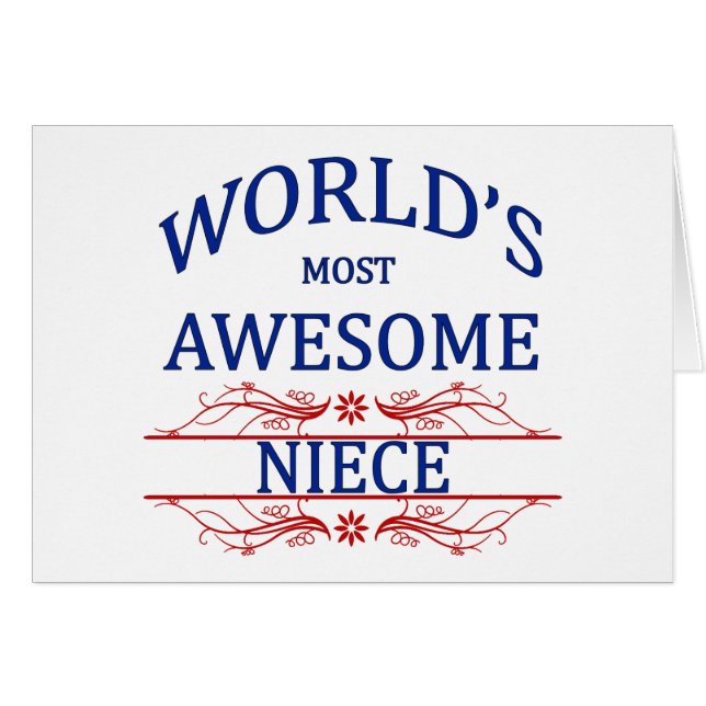 World's Most Awesome Niece (Front Horizontal)