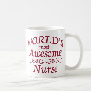 World's Most Awesome Nurse Coffee Mug
