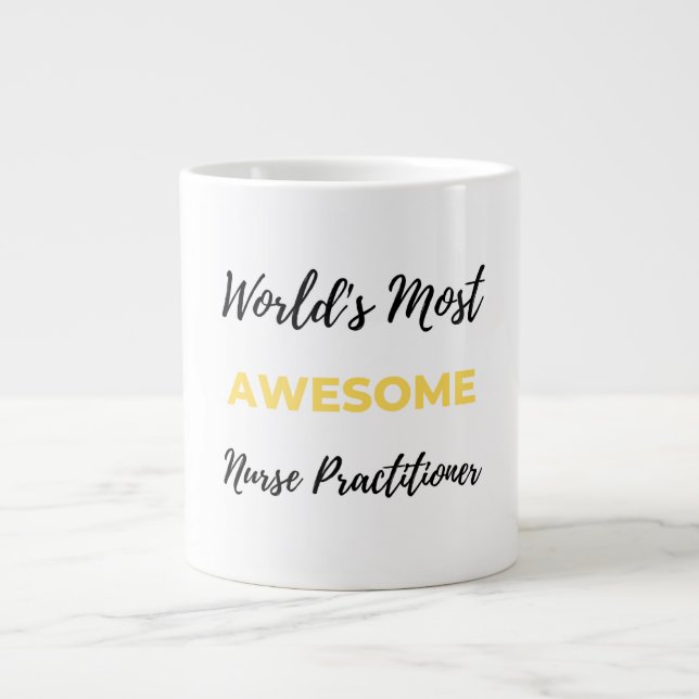 World's Most Awesome Nurse Practitioner 2 Large Coffee Mug (Front)
