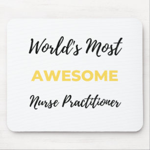 World's Most Awesome Nurse Practitioner 2 Mouse Pad