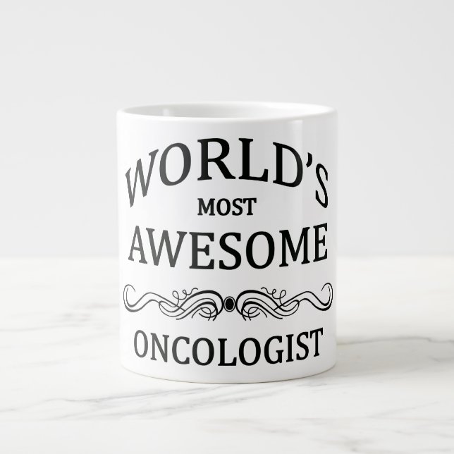 World's Most Awesome Oncologist Large Coffee Mug (Front)