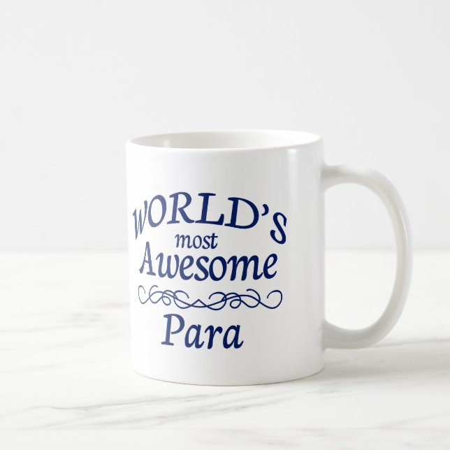 World's Most Awesome Para Coffee Mug (Right)